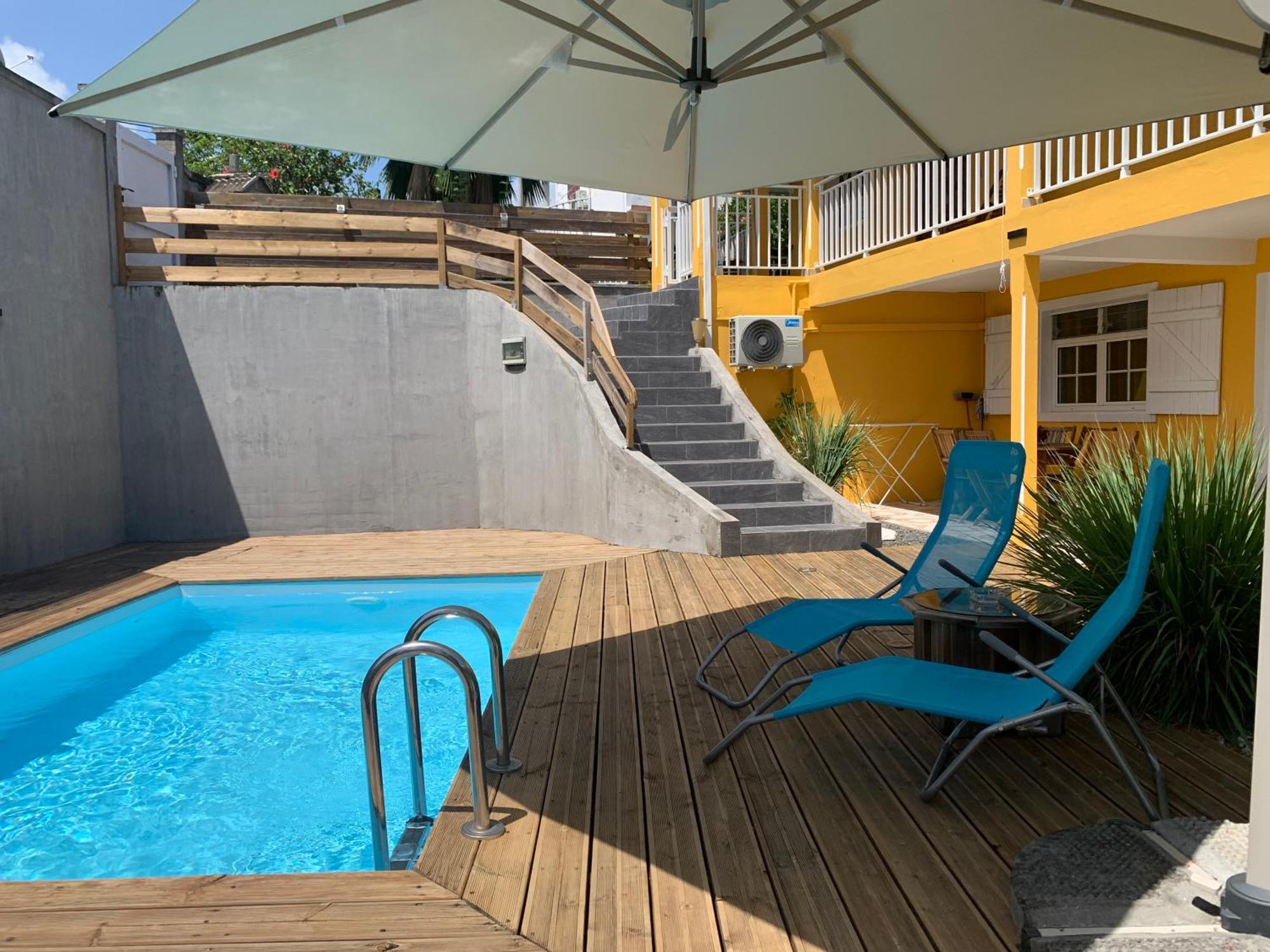 Bas De Villa De 3 Chambres Et Spa Vieux-Habitants Dış mekan fotoğraf